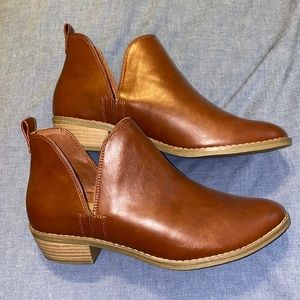 brand new target booties. size 9